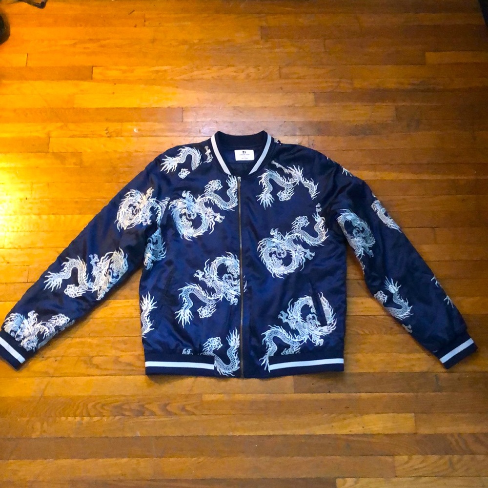 Standard Issue Navy Blue Dragon Bomber